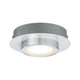 Wandleuchte Liao LED 1x4,7W Weiß Chrom mit modernem Design und warmweißem Licht.