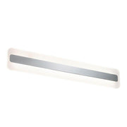 Lukida wall light IP44 LED 9W 600mm chrome white aluminum acrylic with a modern design and glare-free lighting