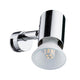Wandleuchte Mintaka max 1x20W GU10 Chrom, moderne Spiegelleuchte mit einstellbarem Spotkopf für optimale Beleuchtung.