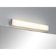 Wandleuchte Nembus IP44 LED 9W 600mm in Chrom mit Weiß Acryl, ideal für Badezimmer, spritzwassergeschützt und elegant.