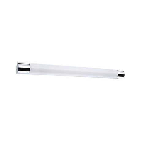 Orgone væglampe IP44 Stikkontakt LED 10,5W 700mm Chrome White med satin akrylglas og stænksikkert design.