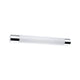 Wandleuchte Orgon IP44 Steckdose LED 7,5W 440mm Chrom Weiß Acryl