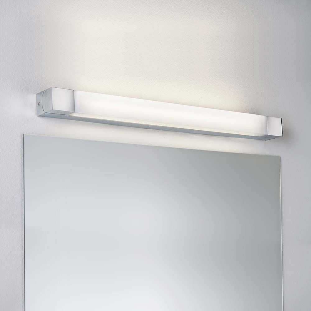 LAMPAGGIO WALLS QUASAR IP44 LED 10.5W 700mm Cromo Acrilico bianco