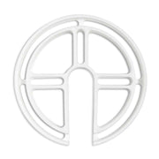 Wall spacer for luminaires in white, ideal for wall mounting of luminaires.