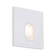 Wand EBL Set eckig 1x1,7W 2700K Weiß - quadratische LED-Wandleuchte für Wandeinbau, warmweiß