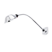 Wand-Leselampe REMAKE Chrom, verstellbare chromfarbene Wandleuchte mit flexiblem Arm