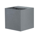 Wandaufbauleuchte LED Cybo eckig 2x3W grau 80x80mm