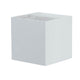 Wandaufbauleuchte LED Cybo eckig 2x3W weiß 80x80mm in modernem Design, ideal für Wandbeleuchtung.
