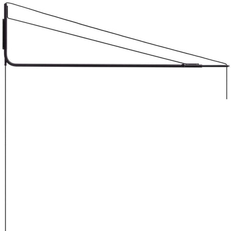 Varsi 1000 wall mount for pendant lights in black with an adjustable design.