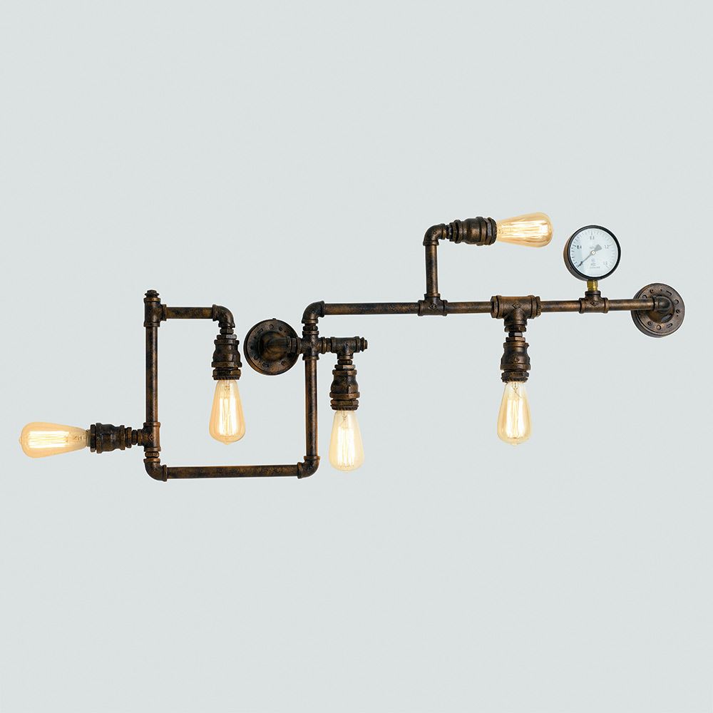 Muurlamp amarcord roestkleuren