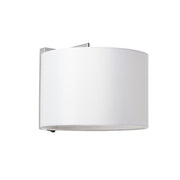 Væglampe SAHARA med skærm krom, hvid - moderne vægbelysning med elegant design.