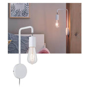 Wandleuchte Calvani Dimmbar Weiß - moderne Wandlampe für Leselicht und Flurbeleuchtung.