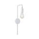 Wandleuchte Calvani Dimmbar Weiß, moderne Wandlampe mit dekorativem Leuchtmittel, perfekt für Lesebereiche.