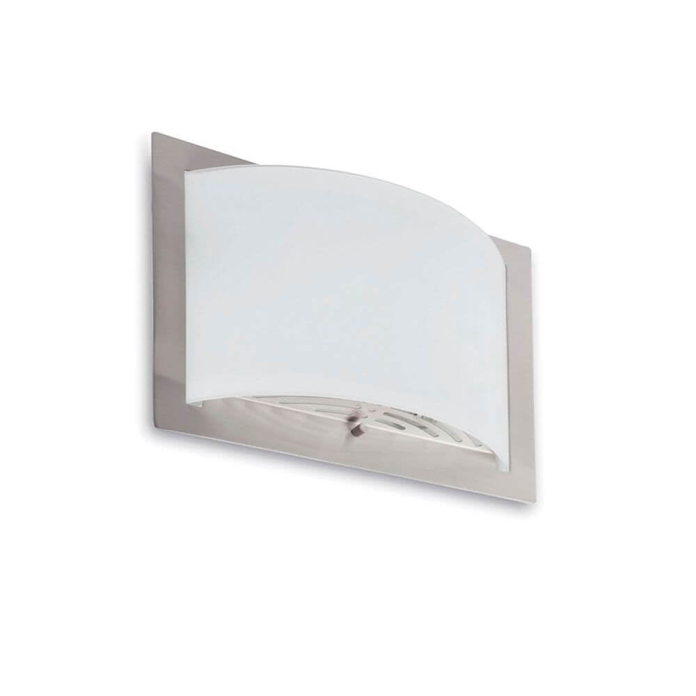Wandleuchte DIULA-2 2-flammig Grau - elegante graue Wandleuchte mit modernem Design und Kunststoffschirm.