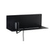 Wandleuchte Devara USB Schwarz mit Ablage und USB-Ausgang, perfekt für Schlafzimmer und Flur.