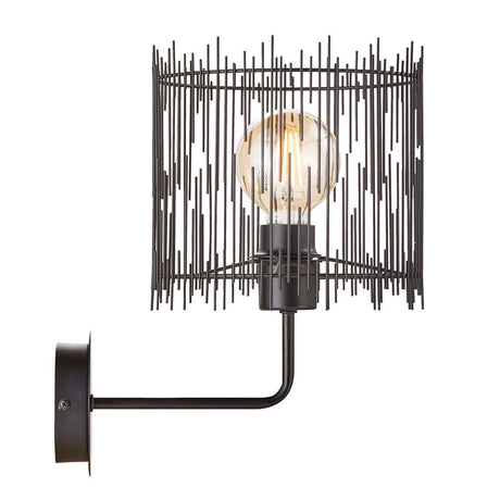 Wandleuchte Elvis moderne Wandlampe mit einzigartigem Drahtdesign und Glühbirne.