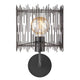 Wandleuchte Elvis mit modernem Design und dekorativem Lampenschirm aus Metall.