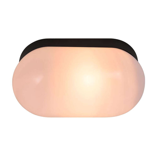 Vegglampe Foam IP44 med strømlinjeformet design og mykt lys, ideell for badet.