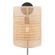 Wandleuchte Jaffna aus Rattan mit modernem Design, ideal für stimmungsvolle Beleuchtung deiner Wände.