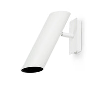 Wandleuchte LINK Weiß in modernem Design mit schlichter weißer Oberfläche, ideal für die Wandmontage.
