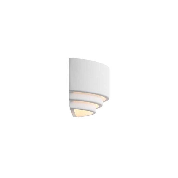 Wandleuchte Lancio Oblong mit abgerundetem Design für diffuses, gemütliches Licht in modernem Stil