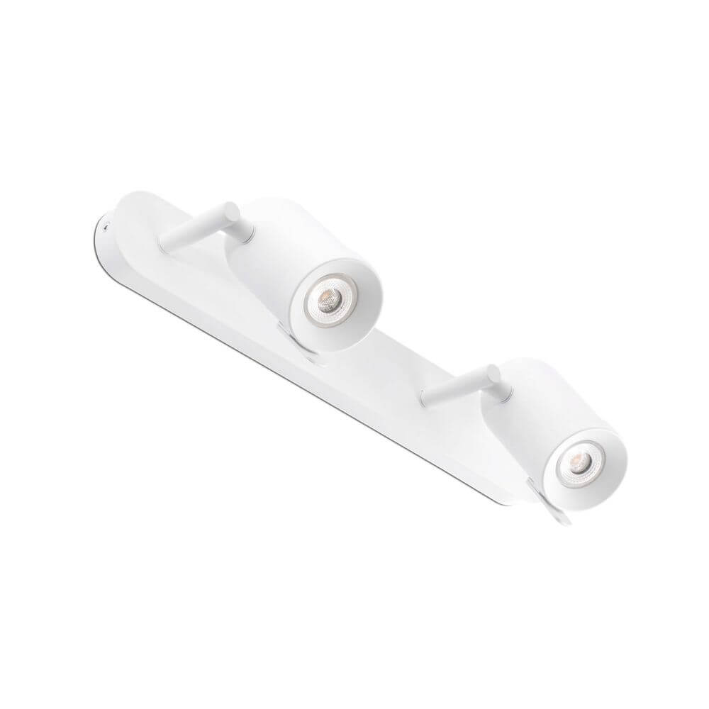 Wandleuchte ORLEANS 2-flammig Weiß – moderne, elegante Wandlampe in Weiß mit zwei Leuchten.