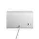 Rückansicht der Wandleuchte Roomi mit USB-Anschluss und Kabel.