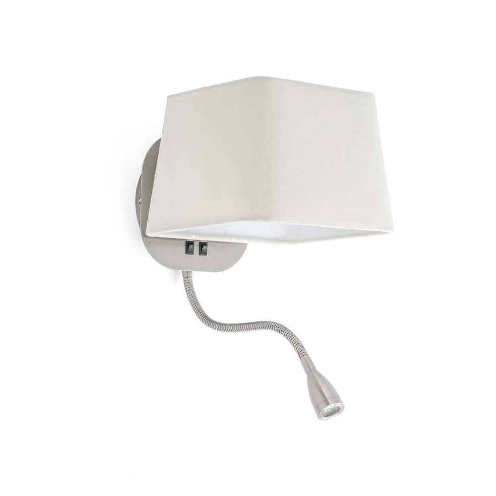 Wandleuchte SWEET mit LED-Leselampe Weiß