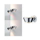 Wandleuchte Sabik IP44 LED Dimmbar 13W Chrom 230V mit dekorativen Lichteffekten und Spritzwasserschutz.