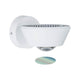 Wandleuchte Sabik IP44 LED Dimmbar 13W Weiß 230V mit Glaslinse und dichroitischer Folie