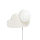 Wandleuchte Skyku Cloud in Wolkenform mit sanftem Licht, ideal für Kinderzimmer und Kindergarten.