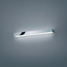 LED Wandlampe Theia Lichtboard 60cm IP44 Chrom, Glas in modernem Design für das Bad.