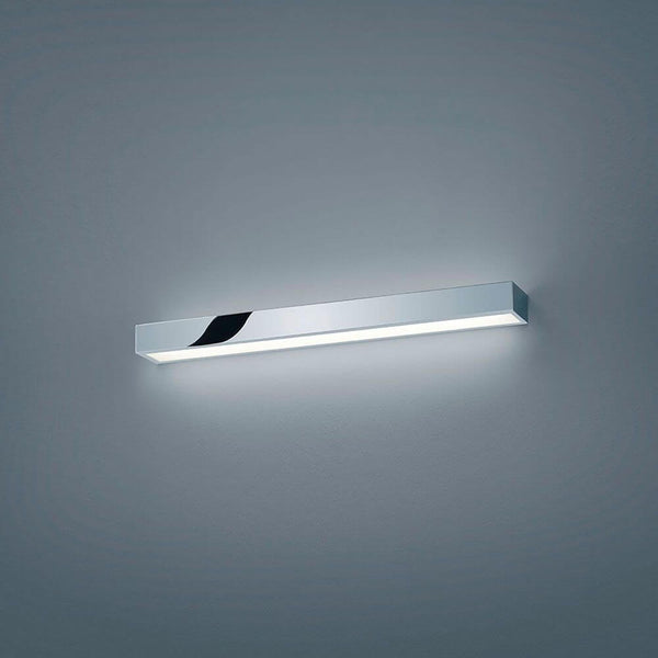LED Wandlampe Theia Lichtboard 60cm IP44 Chrom, Glas in modernem Design für das Bad.