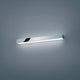LED Wandlampe Theia Lichtboard 60cm IP44 Chrom, Glas in modernem Design für das Bad.