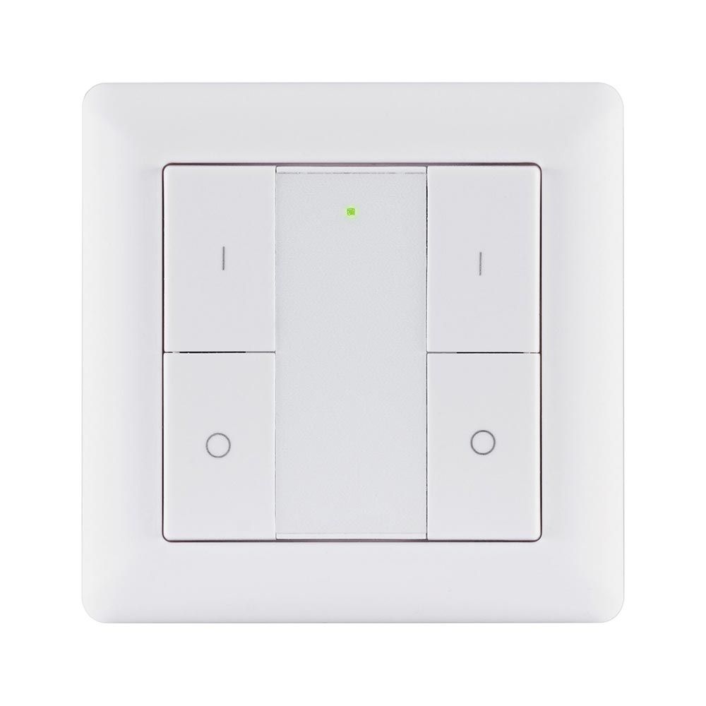 Seinäkytkin älykäs koti Zigbee on-off himmentää valkoista