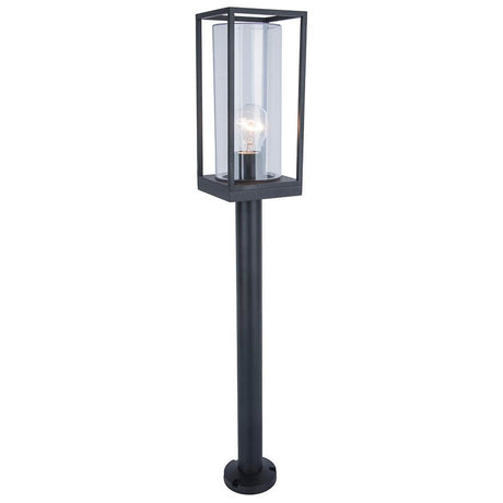 Wegeleuchte Flair aus Metall & Glas im modernen Design, ideal für Wege und Eingangsbereiche.
