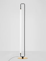 WETRO LED floor lamp 3000K black, gold