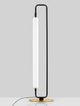 Wetro LED Tischleuchte 3000K Schwarz, Gold mit elegantem, minimalistischen Design und warmem Licht.