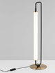 Wetro LED Tischleuchte 3000K Schwarz, Gold mit elegantem, minimalistischem Design und warmem Licht.