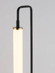 Wetro LED Tischleuchte 3000K Schwarz, Gold - elegante Tischleuchte mit minimalistischem Design und Goldakzenten.