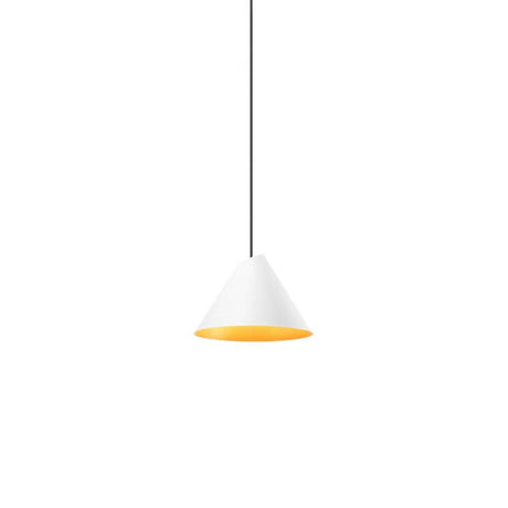 LED-pendellampe Shiek S 620 lm hvit, gullfarget - elegant hengelampe til spisebordet.