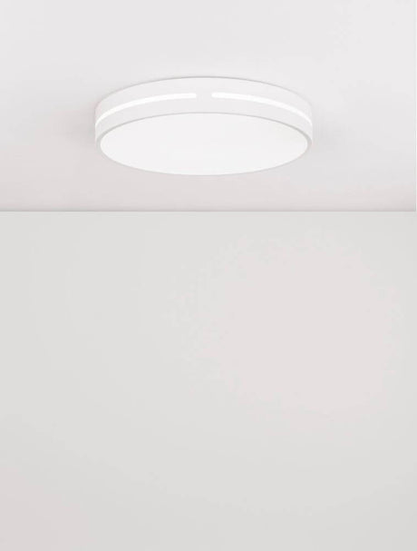 Alt Tag: Wheel LED Deckenleuchte Ø 45cm 3000K – runde Coffee Braun Deckenleuchte mit opaler Abdeckung, integriertes LED‑Paneel für warmweißes Licht (3000K)