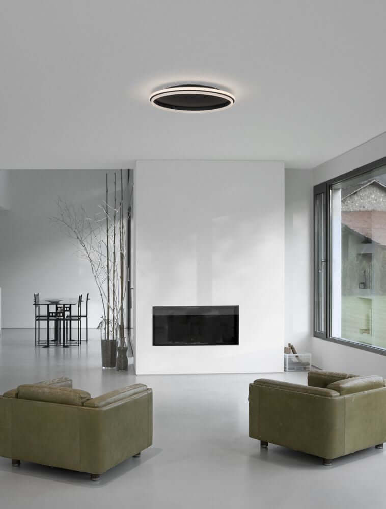 Lámpara de techo LED de sauce Ø 60 cm 53000K