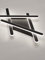 Willow LED Deckenleuchte 59cm 4-flammig 3000K