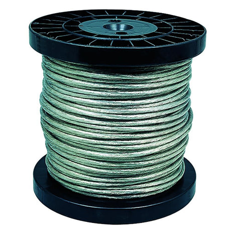 Wire System Light&Easy Sicherheits-Spannseil isoliert 100m 4qmm Klar auf einer Rolle.