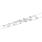 Wire Systems DC LED Set RoundMac 6x4W Blanc 12V DC 30VA – système de câbles moderne LED avec 6 luminaires.