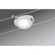 Wire Systems DC LED Set RoundMac 6x4W Weiß 12V DC 30VA an einer Deckenmontage mit modernem Design.