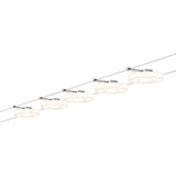Wire Systems DC Set DiscLED I 5x4W Chrom Satin 12V DC 30VA