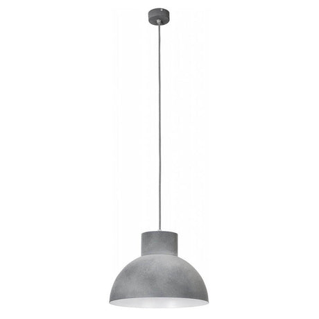 Wor pendellampe i moderne design, grå - elegant pendellampe i industriell stil laget av metall.