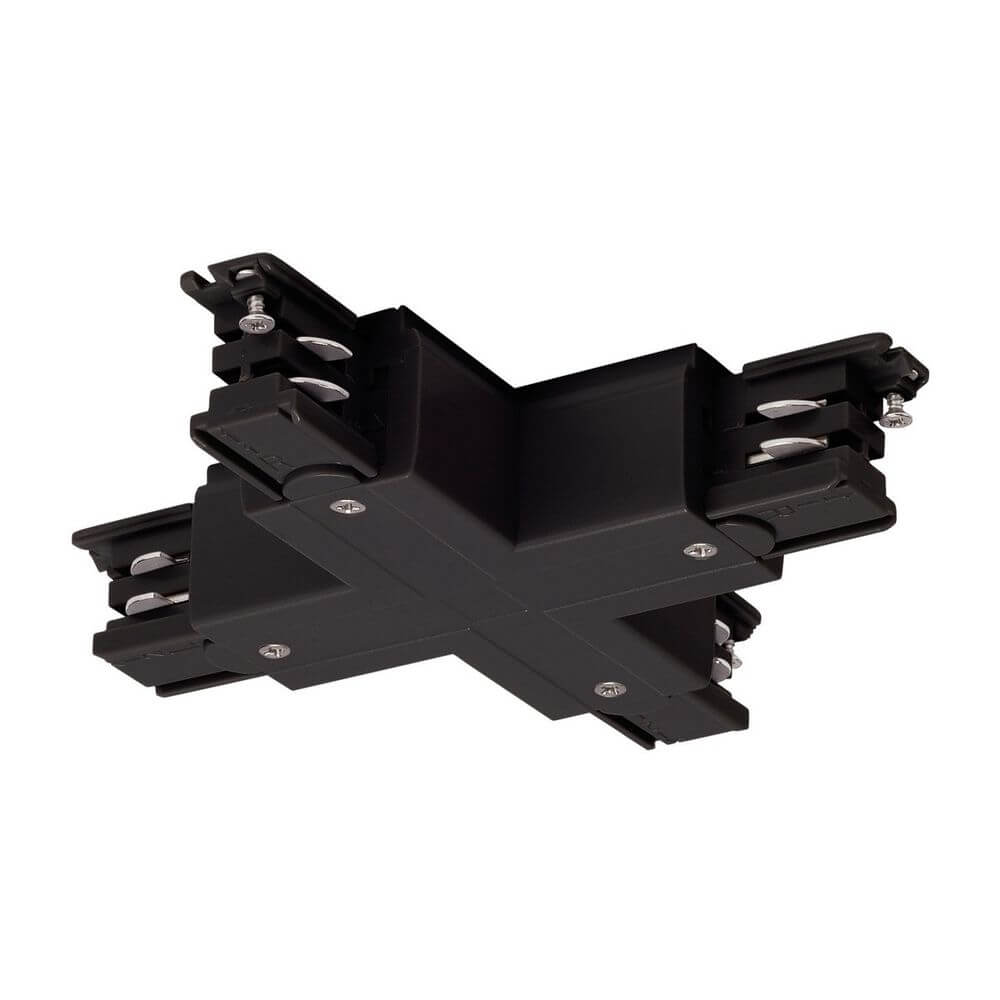 X-Verbinder für S-Track 3P.Schiene Schwarz